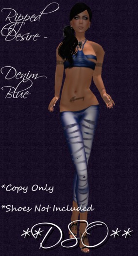 **DSO** Ripped Desire- Denim Blue