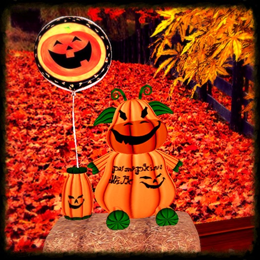 Halloween Pumpkin Balloon Bouquet