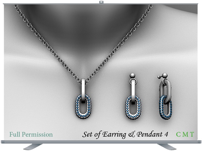 Set of Earring & Pendant 4 Full Permission