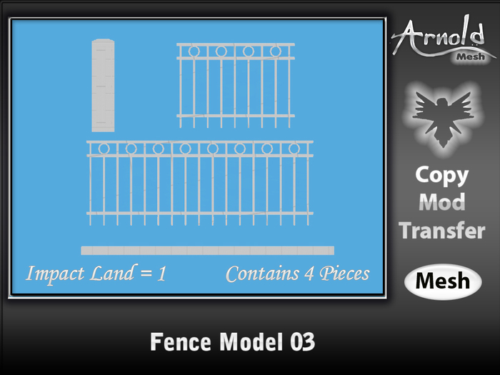 .:: Arnold Mesh :.Fence Model 03