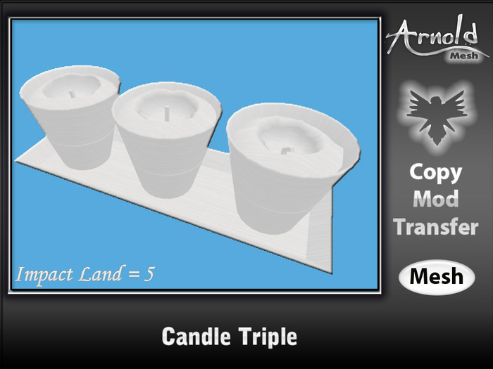 .:: Arnold Mesh :. Candle Triple