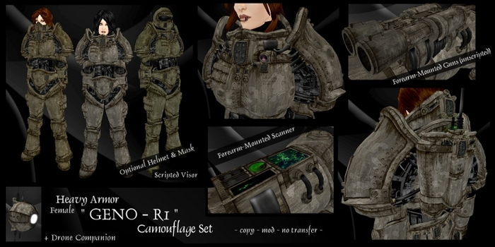 [GW] GENO-R1 - Camouflage - Heavy Armor (female)
