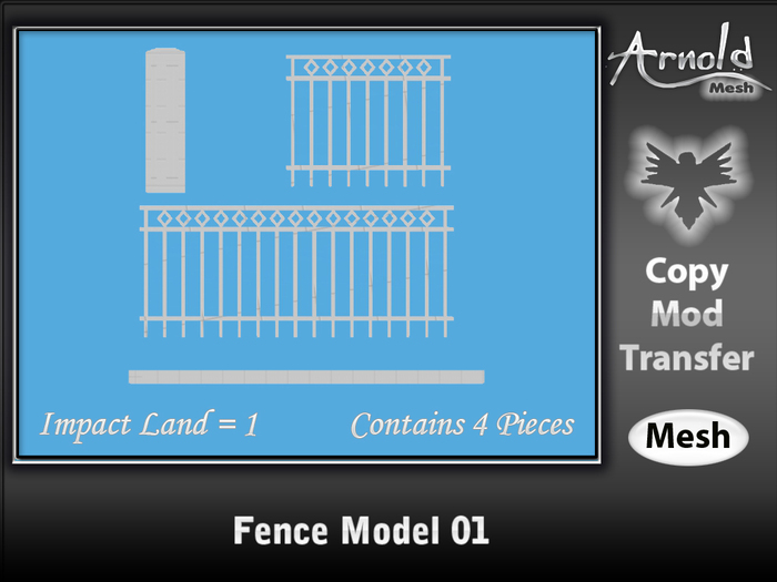 .:: Arnold Mesh :. Fence Model 01