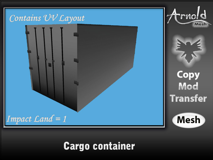 .:: Arnold Mesh :. Cargo container