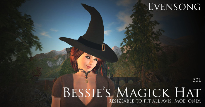 Bessie's Magick Hat (Coal)