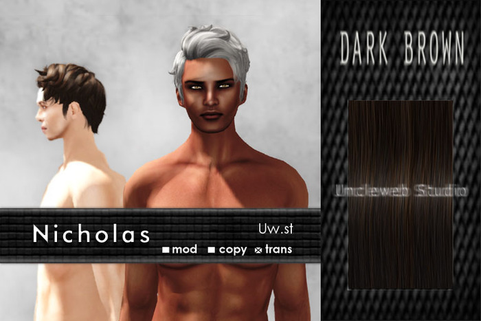 Uw.st Nicholas-Hair Dark brown