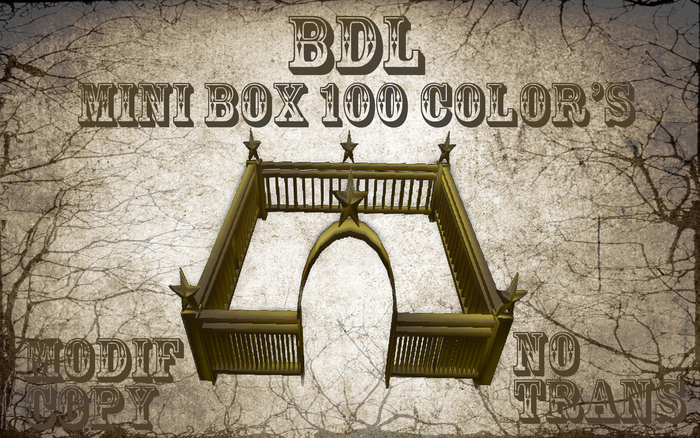 mini box 100 color's BDL