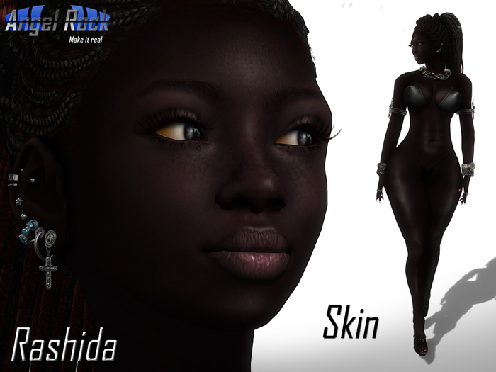 Angel Rock Skin Rashida VULCAN BLACK fat pack DEMO