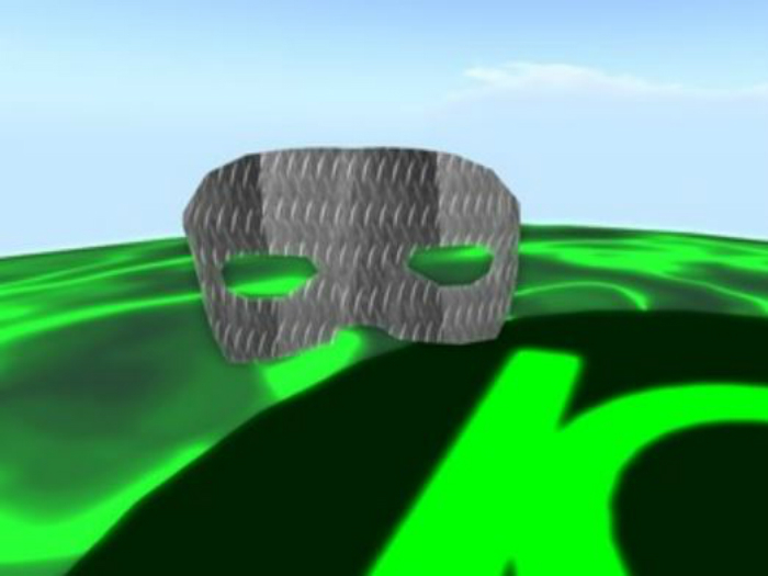 Diamond Plate Hero Mask
