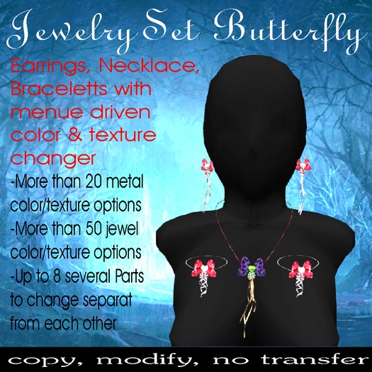 Jewelry Set Butterfly