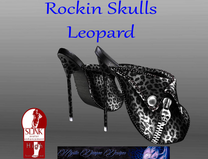 Rockin Skulls - Leopard