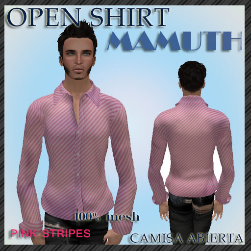 MAMUTH MESH OPEN SHIRT DOTS