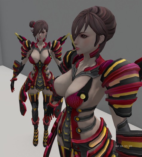Armored Girl Statue