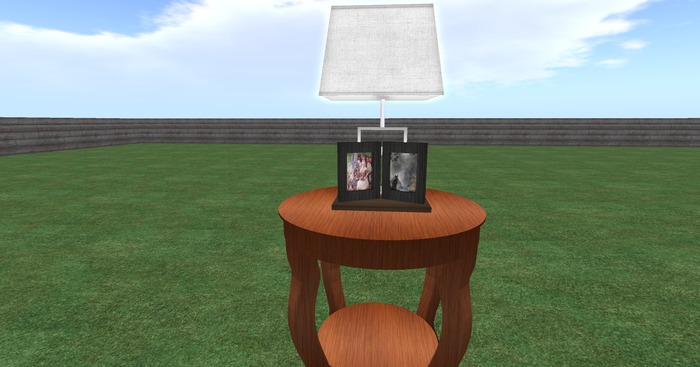 MESH LAMP & PIC FRAMES & TABLE