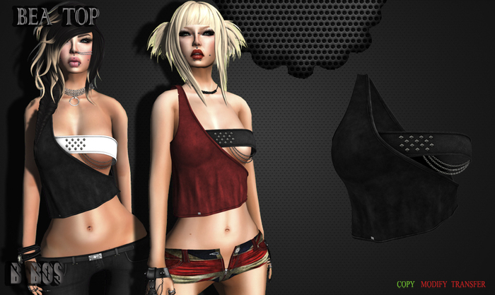 B BOS -Bea Top-Black-