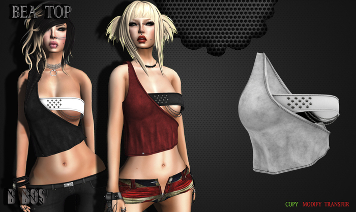 B BOS -Bea Top-White-