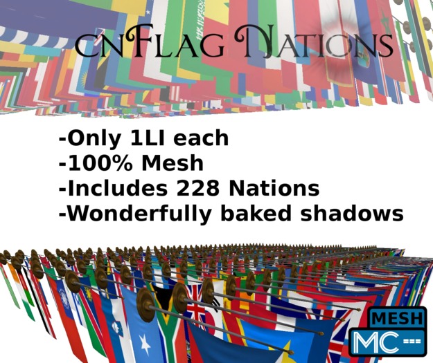 cnFlags 0M- Nations Set