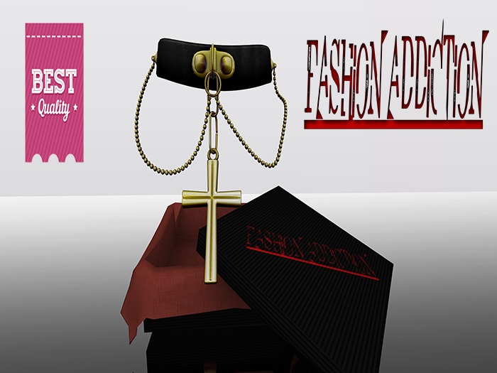 FASHION Collar  Black_Gold