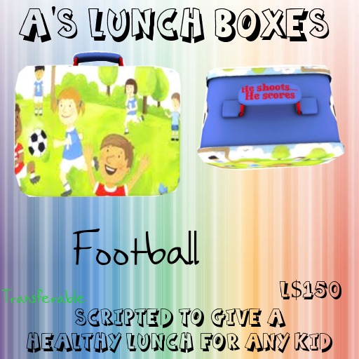 A's Football Lunch Box 1