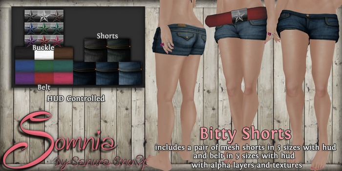 .: Somnia :. Bitty Shorts {Crated}