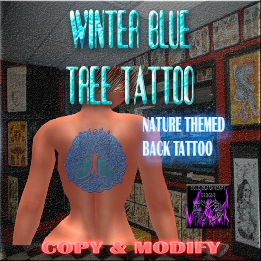 BBD - (BOX) - Winter Blue Back Tattoo