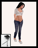 ~LDT~Unbuttoned {INDIGO}