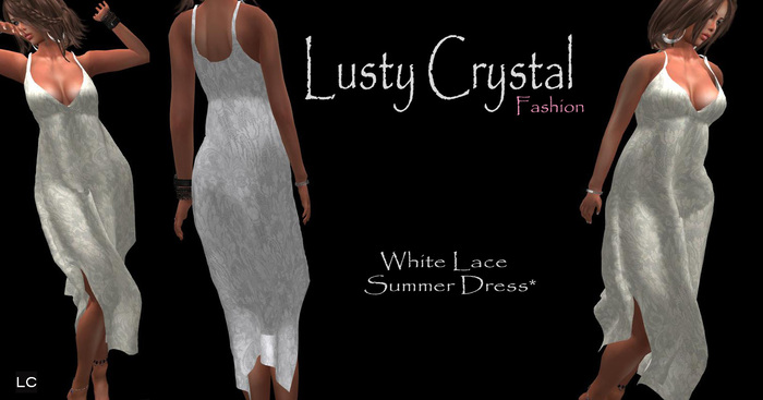 LC White Lace Summer Dress BOXED*