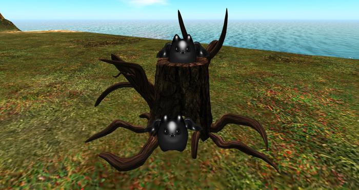 (TC)Halloween,Cute bat tree,10 prims