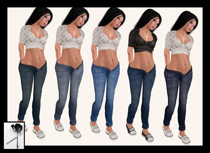 ~LDT~UNBUTTONED JEANS REGULAR (FATPACK)