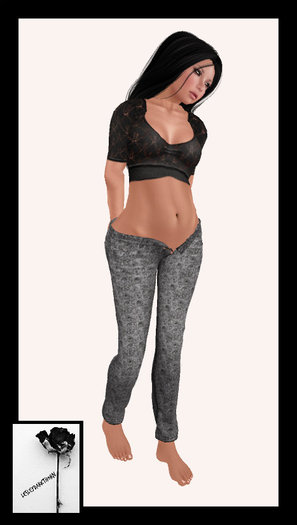 ~LDT~Unbuttoned {greyflower3}