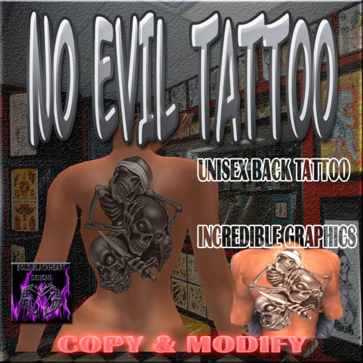 BBD - Evil Back Tattoo