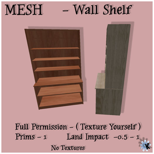 MESH - Wall SHelf  (Boxed)