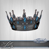 ::: Krystal ::: Lilly - Crown - Wrought Iron
