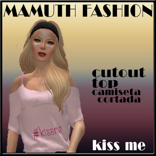 MAMUTH Camiseta Cortada KISS ME