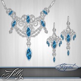 ::: Krystal ::: Lilly - Jewelry Set - Silver