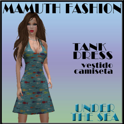 MAMUTH TANK DRESS UNDER THE SEA BOXED
