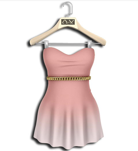.:Vitrimi:. Chained Dress Peach Gradient