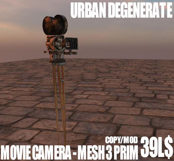 Movie Camera Mesh 
