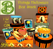 Vintage Halloween Box Stack .05 LI