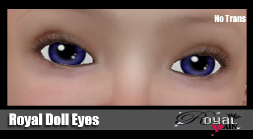 *-* Royal Pain *-* Royal Doll Eyes Dark Blue