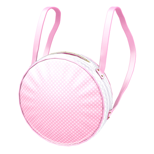 Amala - The Cece Backpack - Pink & White Polka Dot