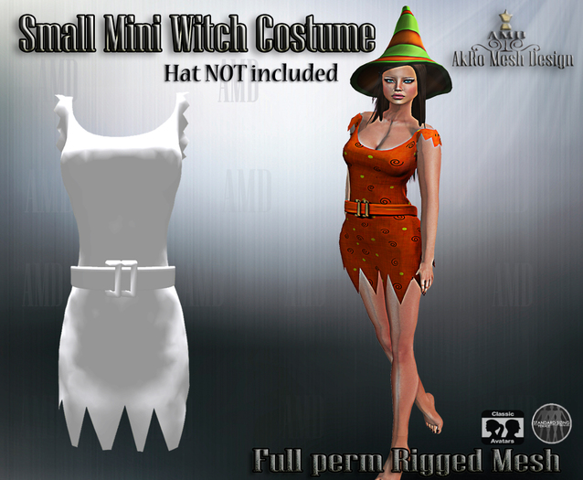 Small Mini Witch Costume_AMD