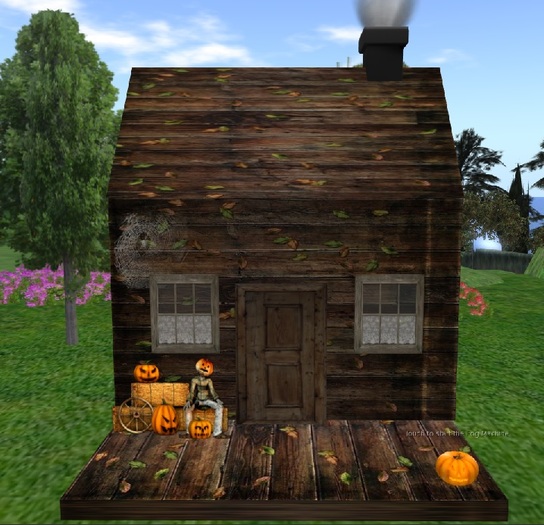 Halloween Cottage w/fog emitter