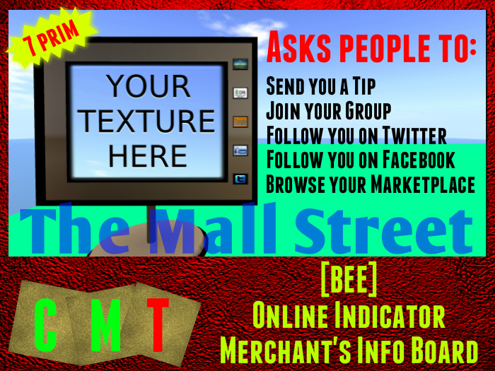 [BEE] Merchant's Info Board - Online Indicator