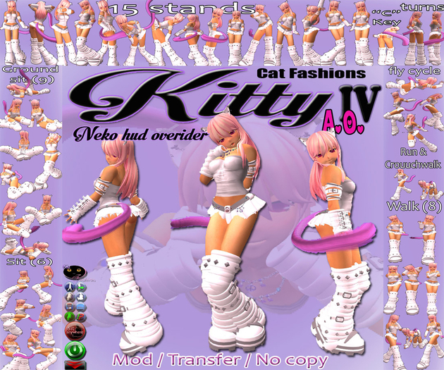 Ktty Neko IV A.O hud Whit free emoter