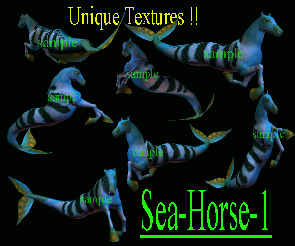 1 BOX Sea Horse set2