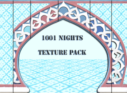 Texture set 1001 Nights Blue