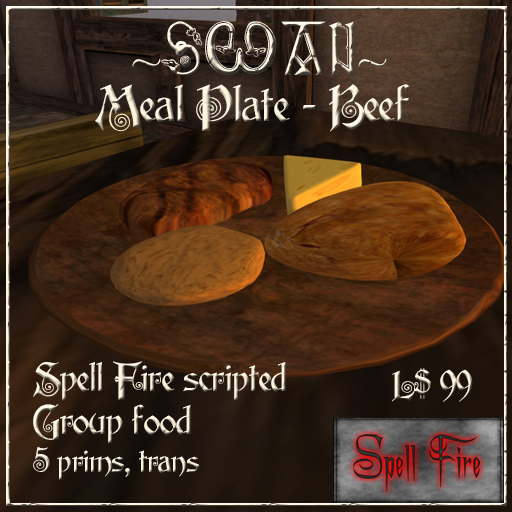 ~SWAN~ Meal Plate - Beef (Spellfire Group Food)