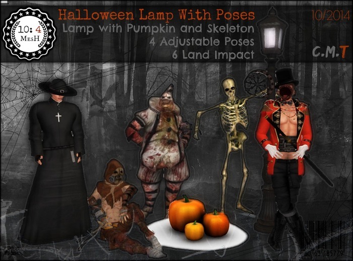 *10: 4 ~ MesH ~ Halloween Lamp With Poses ~
