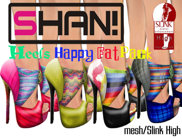 (Shan!) Heels Happy Fat Pack